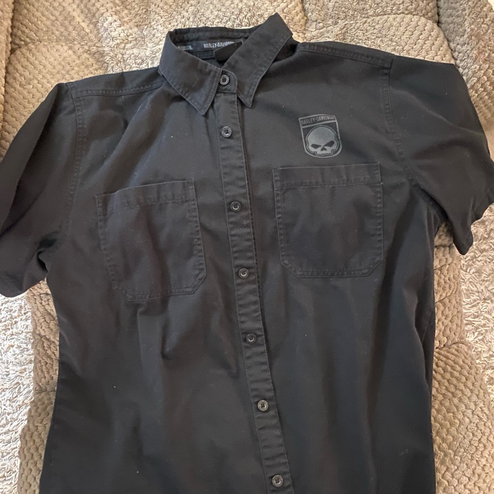 Harley Davidson - willie g - short sleeve button up